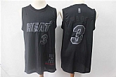 Heat 3 Dwyane Wade Black Nike Swingman MVP Jersey,baseball caps,new era cap wholesale,wholesale hats